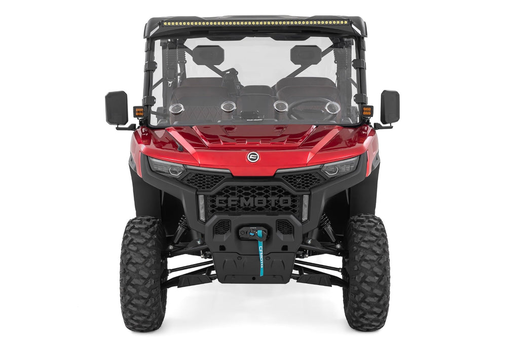 LED Light Mount | 50" Black Single Row | CFMOTO UFORCE U10 Pro by Rough Country