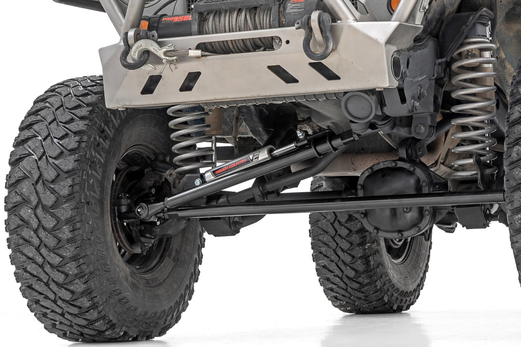 HD Steering Kit | V2 Stabilizer Combo | Jeep Cherokee XJ/Comanche MJ/Wrangler TJ by Rough Country