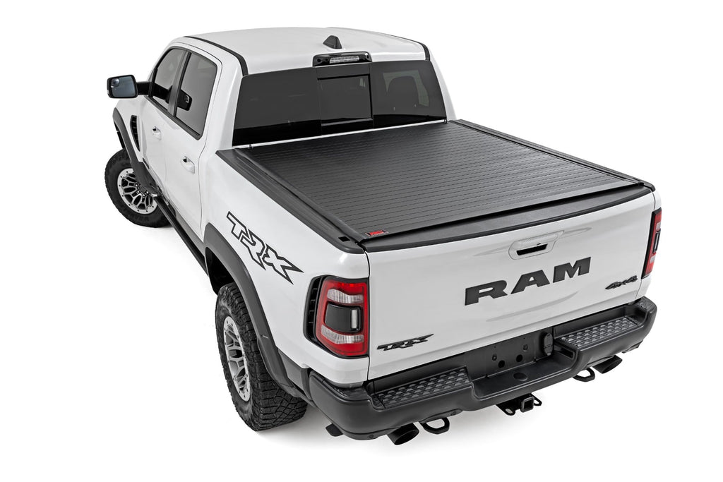 Hard Roll Up Bed Cover | 5'7" Bed | Ram 1500 (19-26)/1500 TRX (21-24) by Rough Country