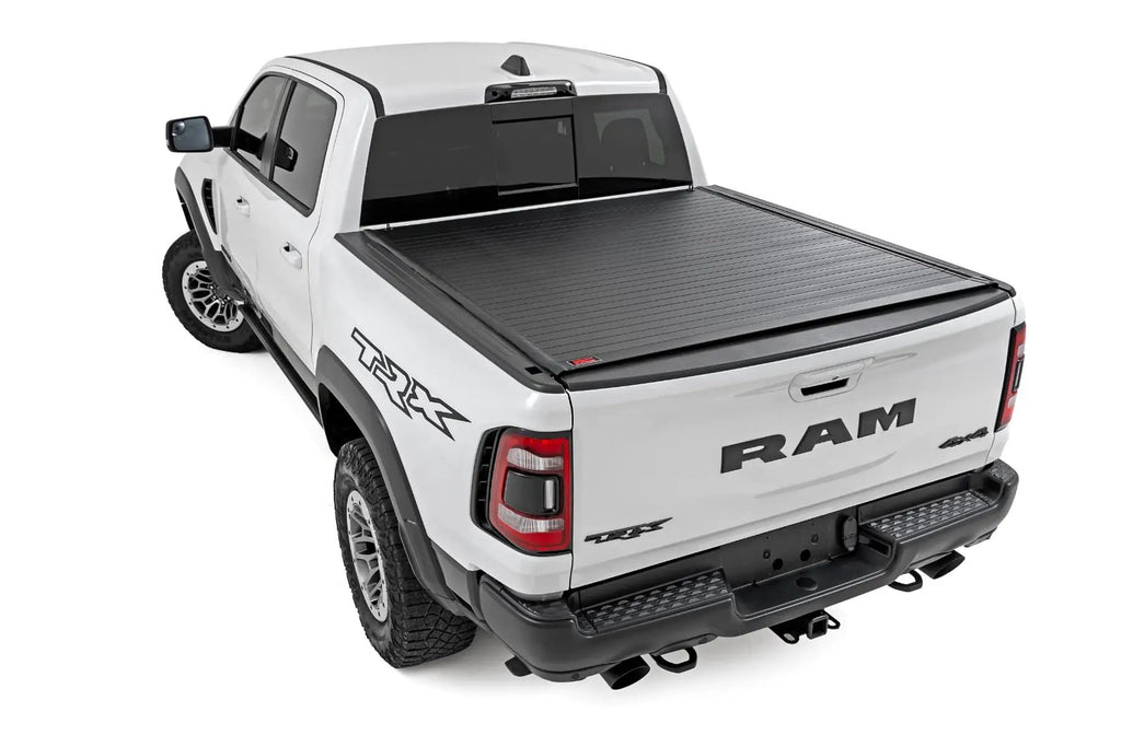 Hard Roll Up Bed Cover | 5'7" Bed | Ram 1500 (19-26)/1500 TRX (21-24) by Rough Country