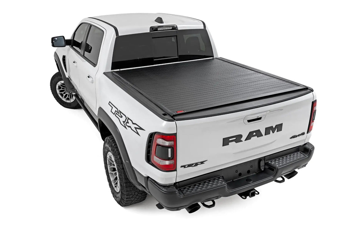 Hard Roll Up Bed Cover | 5'7" Bed | Ram 1500 (19-26)/1500 TRX (21-24) by Rough Country