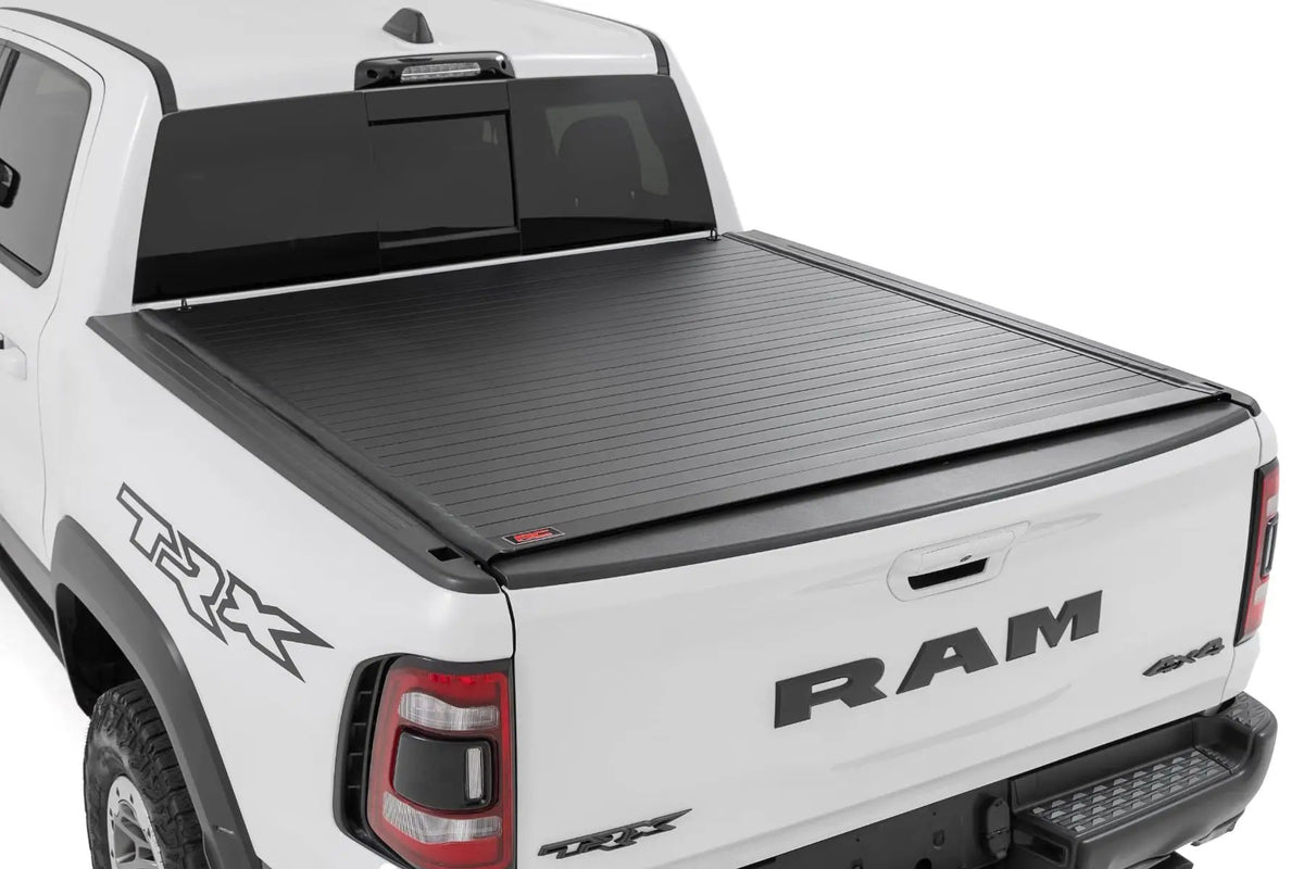 Hard Roll Up Bed Cover | 5'7" Bed | Ram 1500 (19-26)/1500 TRX (21-24) by Rough Country