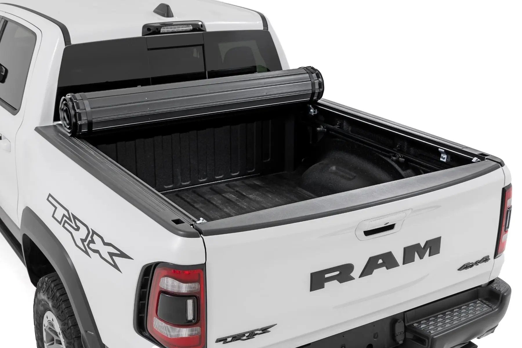 Hard Roll Up Bed Cover | 5'7" Bed | Ram 1500 (19-26)/1500 TRX (21-24) by Rough Country