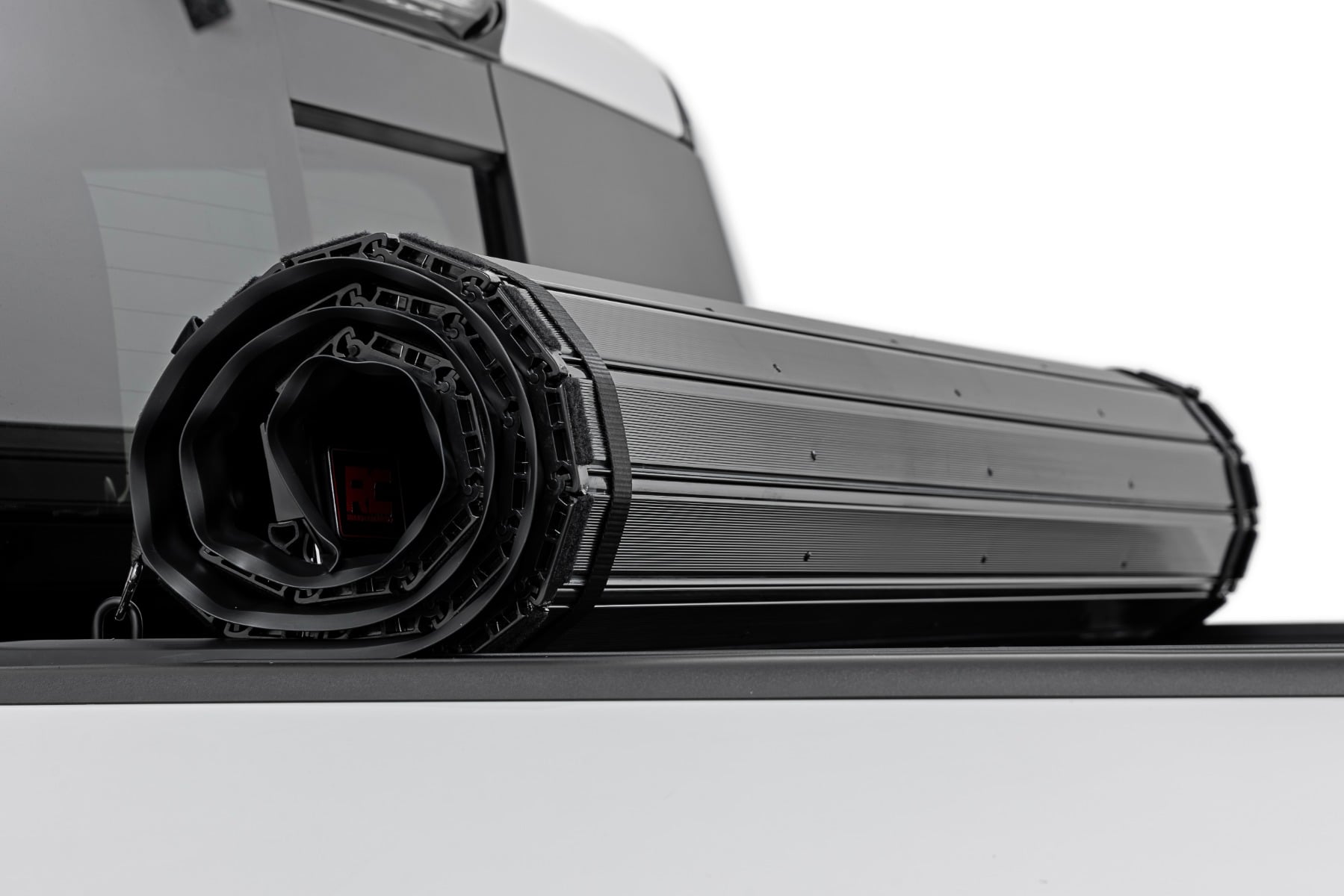 Hard Roll Up Bed Cover | 5'7" Bed | Ram 1500 (19-26)/1500 TRX (21-24) by Rough Country