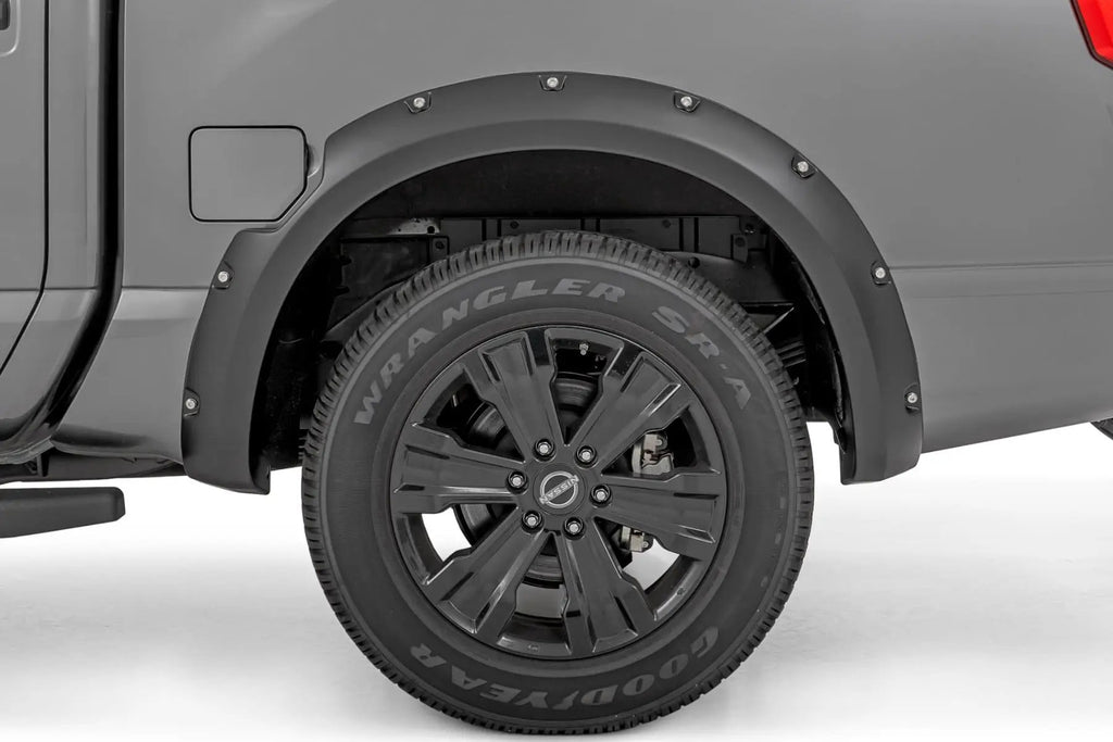 Pocket Fender Flares | Crew Cab | Nissan Titan 2WD/4WD (2017-2024)