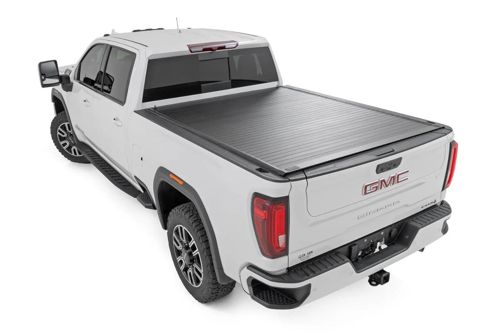 Hard Roll Up Bed Cover | 6'9" Bed | Chevy/GMC Silverado/Sierra 2500HD/3500HD (20-26) by Rough Country