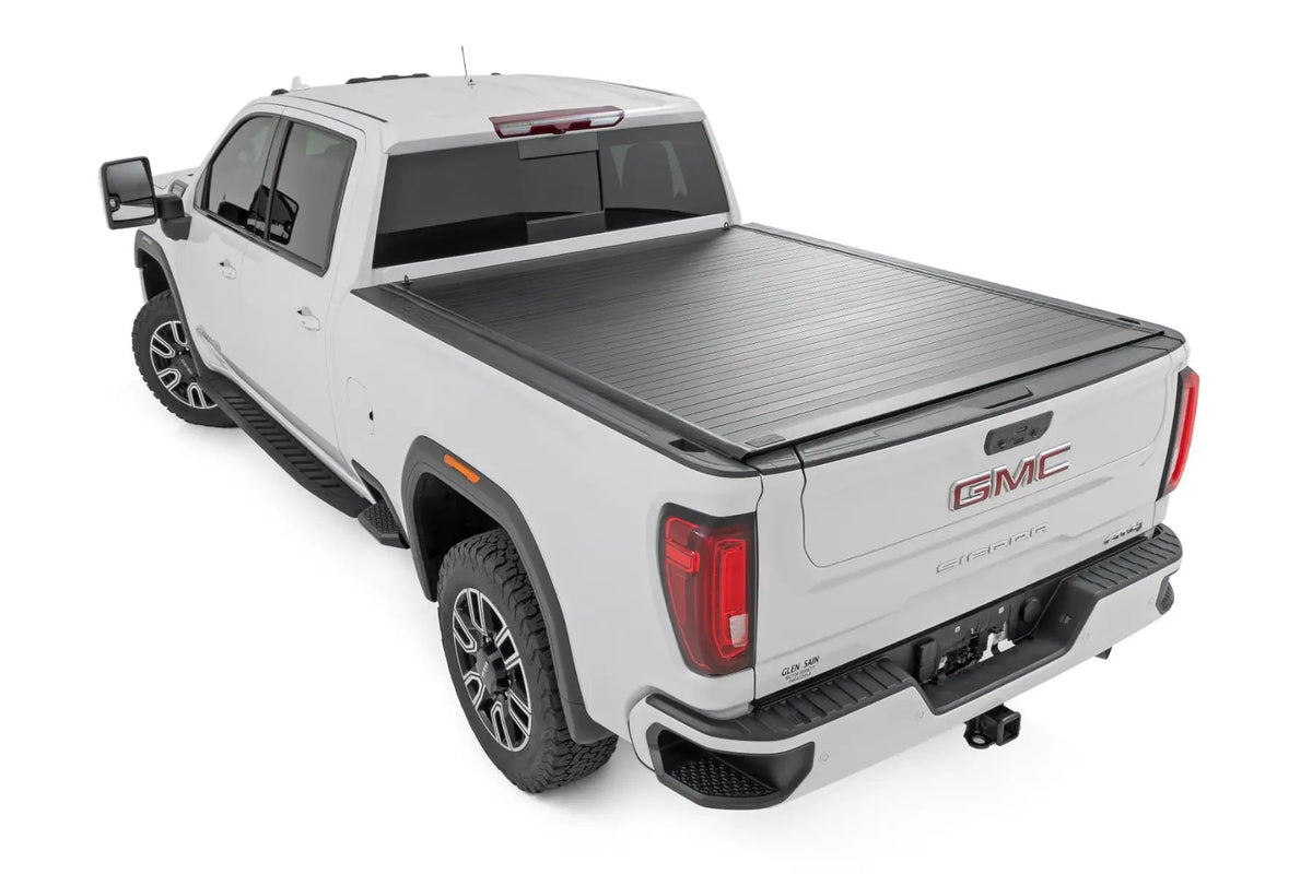 Hard Roll Up Bed Cover | 6'9" Bed | Chevy/GMC Silverado/Sierra 2500HD/3500HD (20-26) by Rough Country