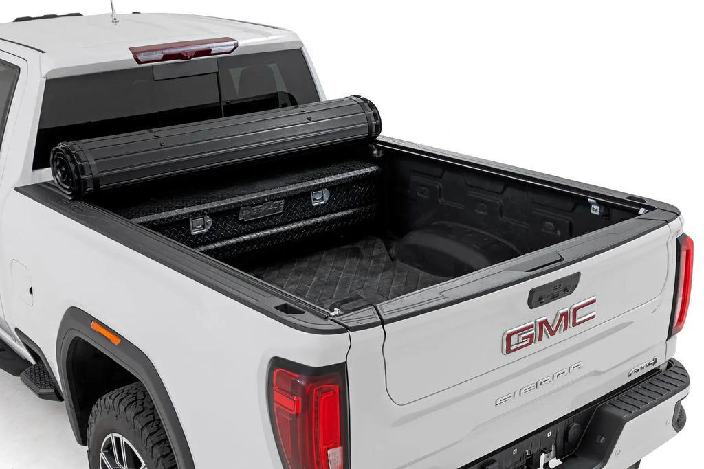 Hard Roll Up Bed Cover | 6'9" Bed | Chevy/GMC Silverado/Sierra 2500HD/3500HD (20-26) by Rough Country