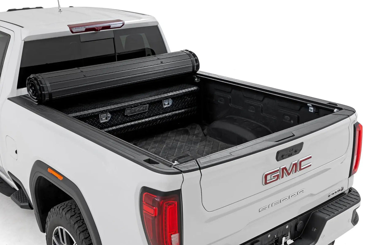 Hard Roll Up Bed Cover | 6'9" Bed | Chevy/GMC Silverado/Sierra 2500HD/3500HD (20-26) by Rough Country