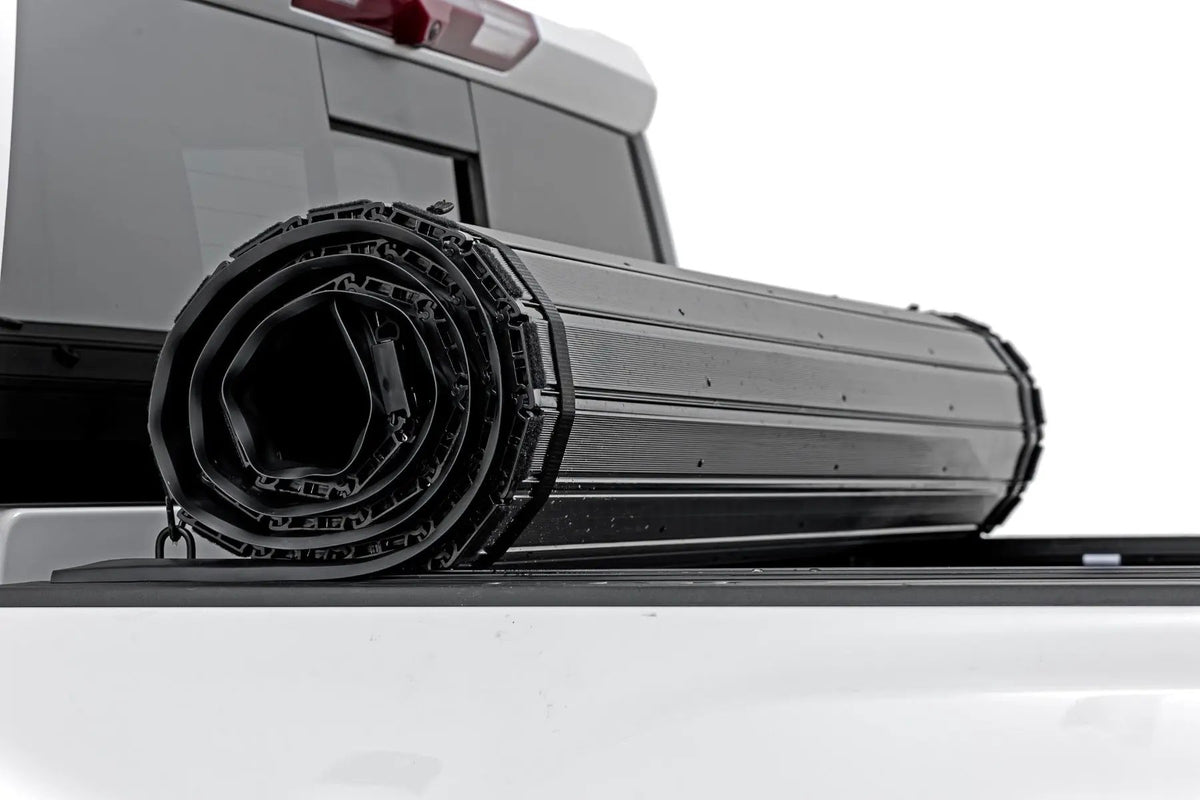 Hard Roll Up Bed Cover | 6'9" Bed | Chevy/GMC Silverado/Sierra 2500HD/3500HD (20-26) by Rough Country