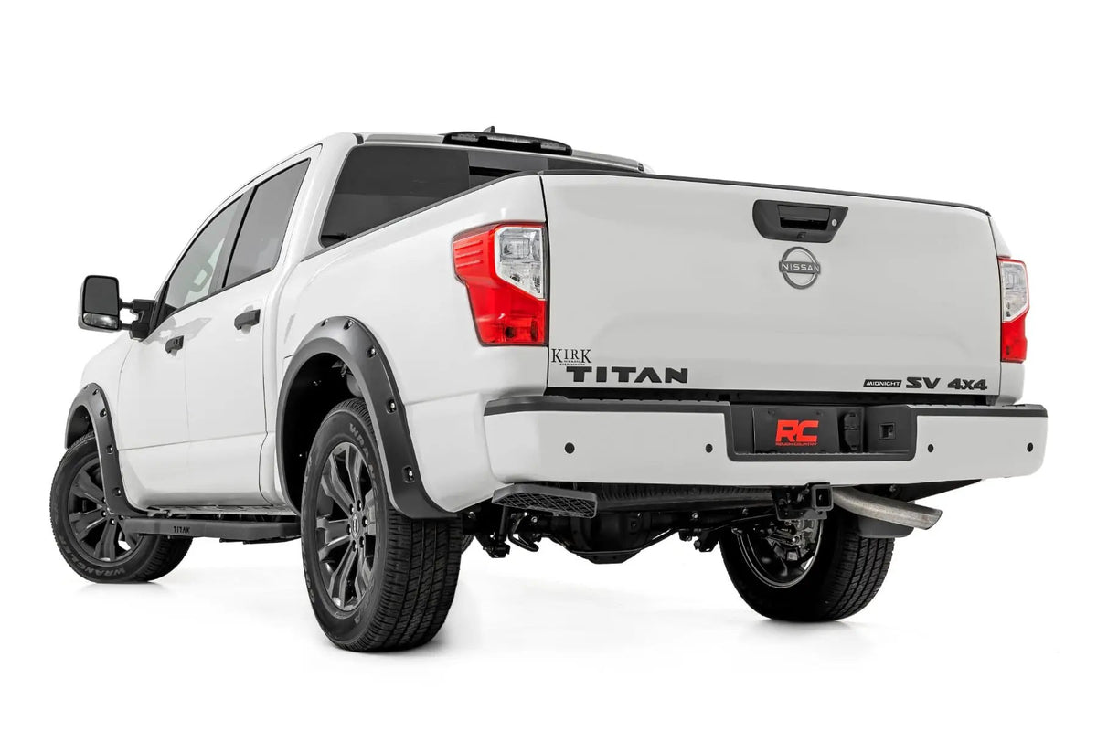 Pocket Fender Flares | Crew Cab | Nissan Titan 2WD/4WD (2017-2024) by Rough Country