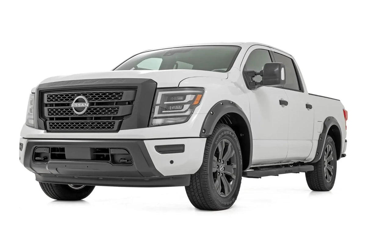 Pocket Fender Flares | Crew Cab | Nissan Titan 2WD/4WD (2017-2024) by Rough Country