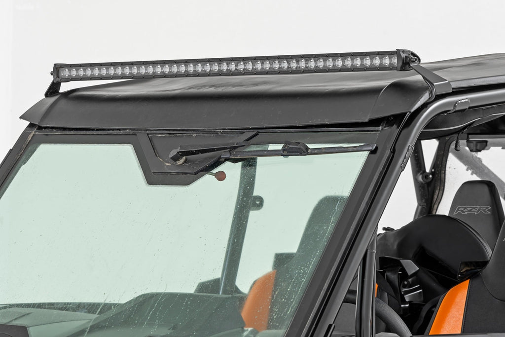 LED Light Kit | Front Mount | 40" Black-Series Single Row | Polaris RZR XP 4 1000 (2024) by Rough Country