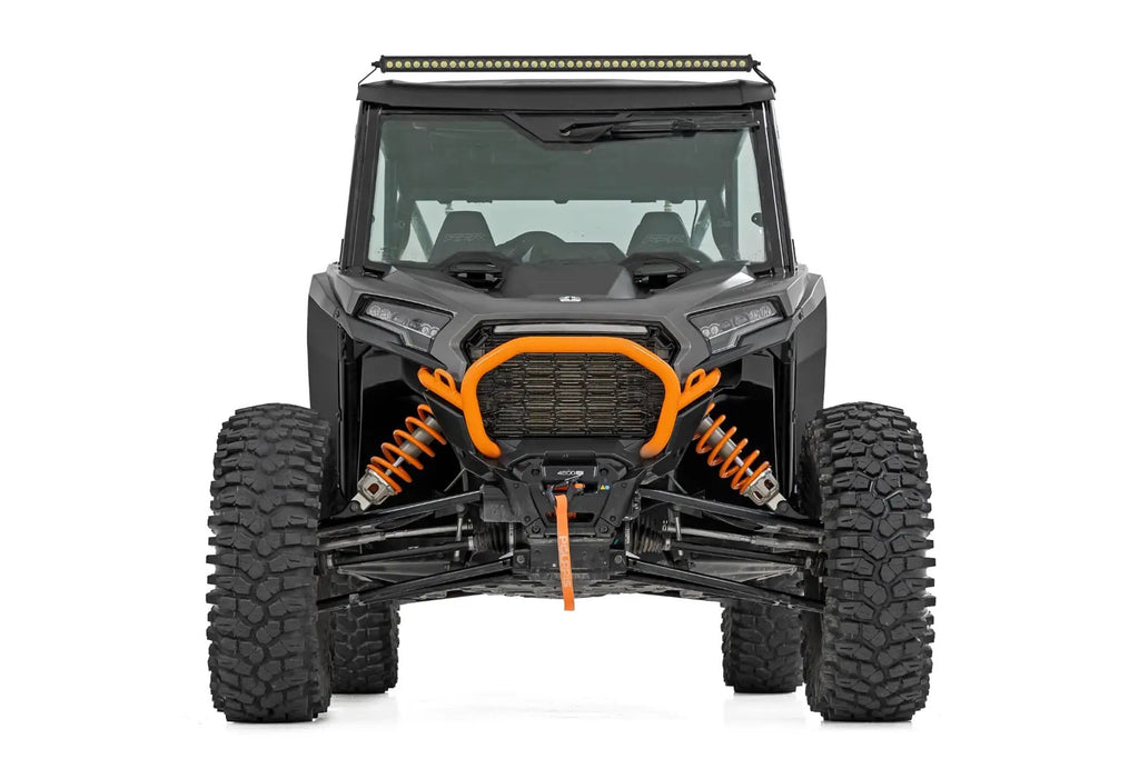 LED Light Kit | Front Mount | 40" Black-Series Single Row | Polaris RZR XP 4 1000 (2024) by Rough Country