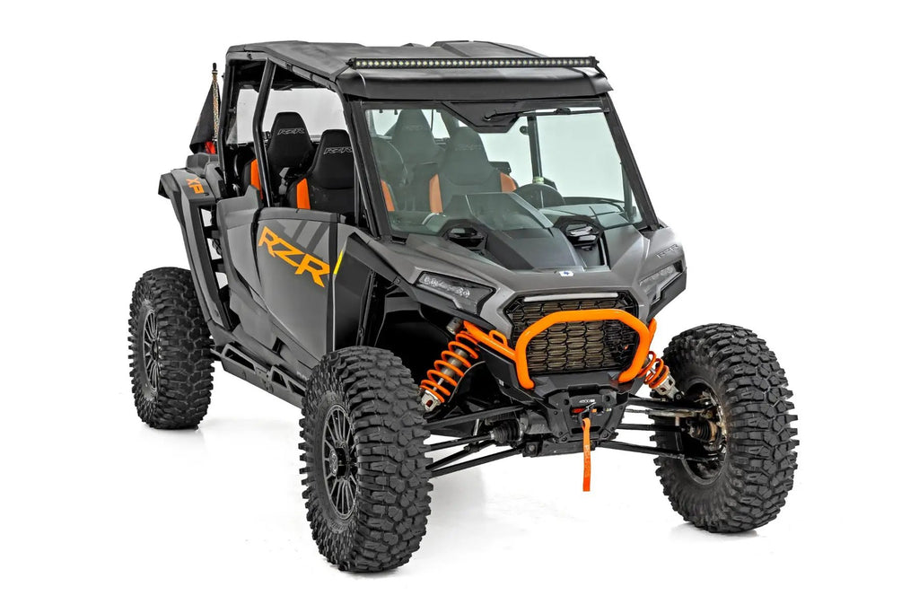 LED Light Kit | Front Mount | 40" Black-Series Single Row | Polaris RZR XP 4 1000 (2024) by Rough Country