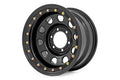 Steel Simulated Beadlock Wheel | Black | 15x8 | 5x4.5 | 3.30 Bore | -19 by Rough Country