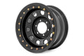 Steel Simulated Bead Lock Wheel | Black | 17x9 | 6x5.5 | 4.25 Bore | -12 by Rough Country