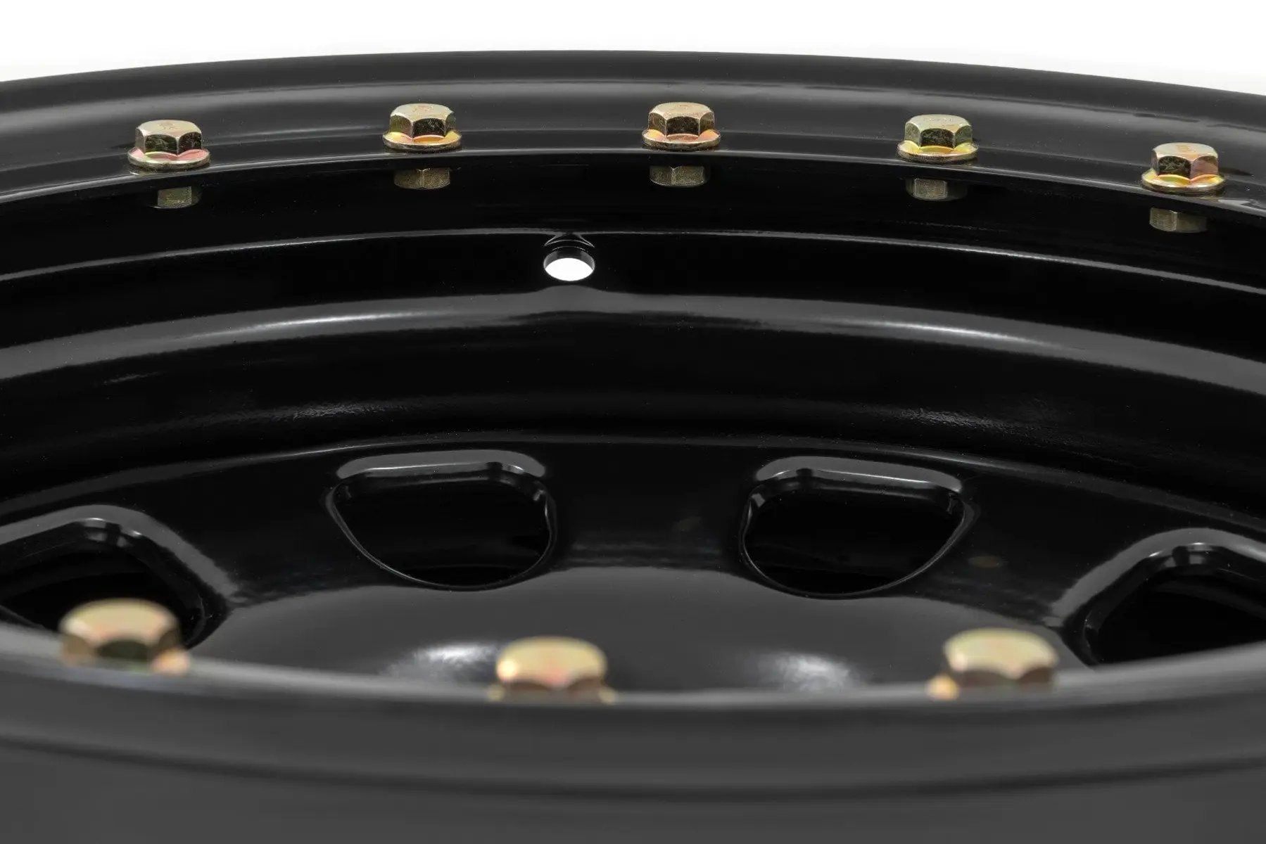 Steel Simulated Bead Lock Wheel | Black | 17x9 | 6x5.5 | 4.25 Bore | -12 by Rough Country