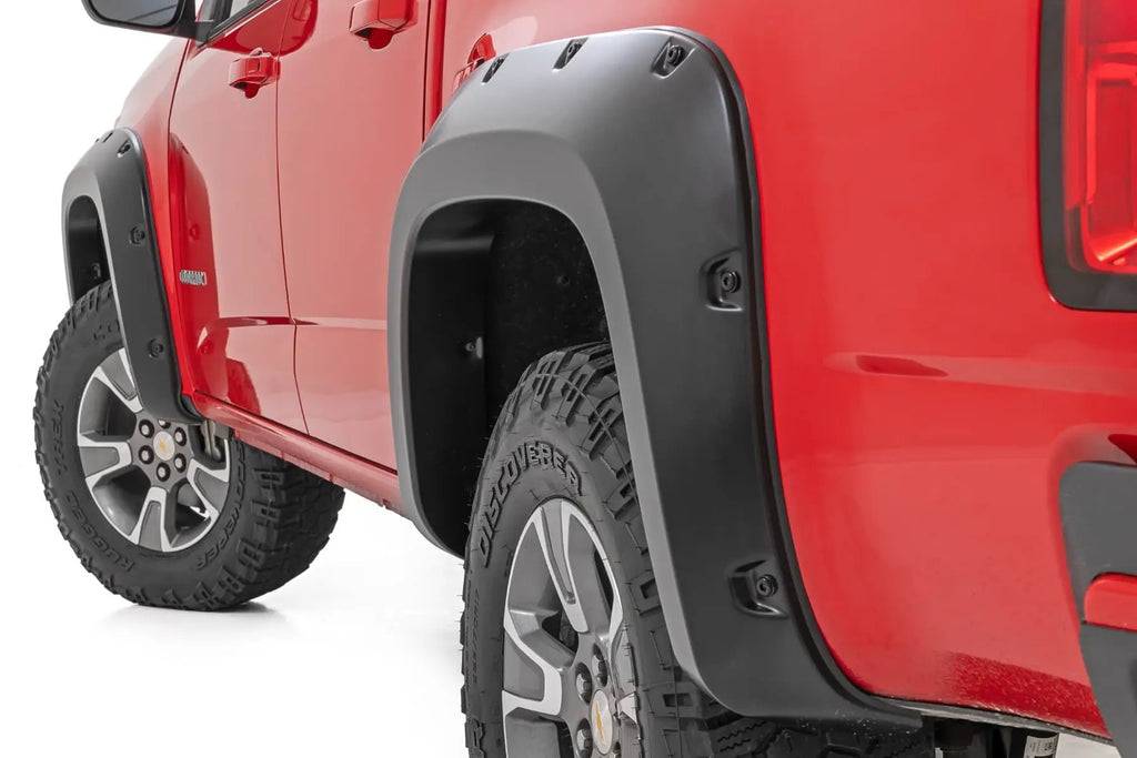 Pocket Fender Flares | 5' Bed | Chevy Colorado 2WD/4WD (2015-2022) by Rough Country