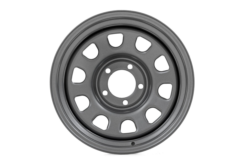 Steel Wheel | Gray | 15x10 | 5x4.5 | 3.30 Bore | -39 by Rough Country