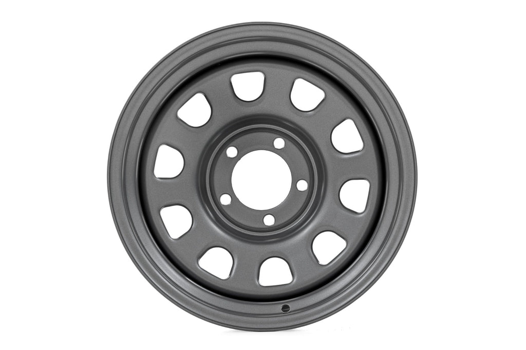 Steel Wheel | Gray | 15x8 | 5x4.5 | 3.30 Bore | -19 by Rough Country