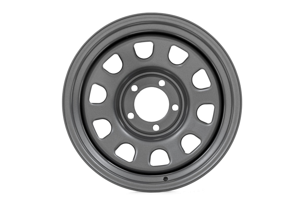Steel Wheel | Gray | 15x8 | 5x4.5 | 3.30 Bore | -19 by Rough Country