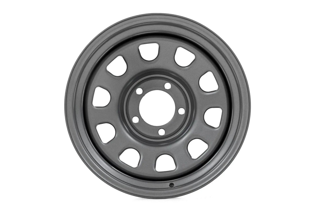 Steel Wheel | Gray | 15x8 | 5x4.5 | 3.30 Bore | -19 by Rough Country