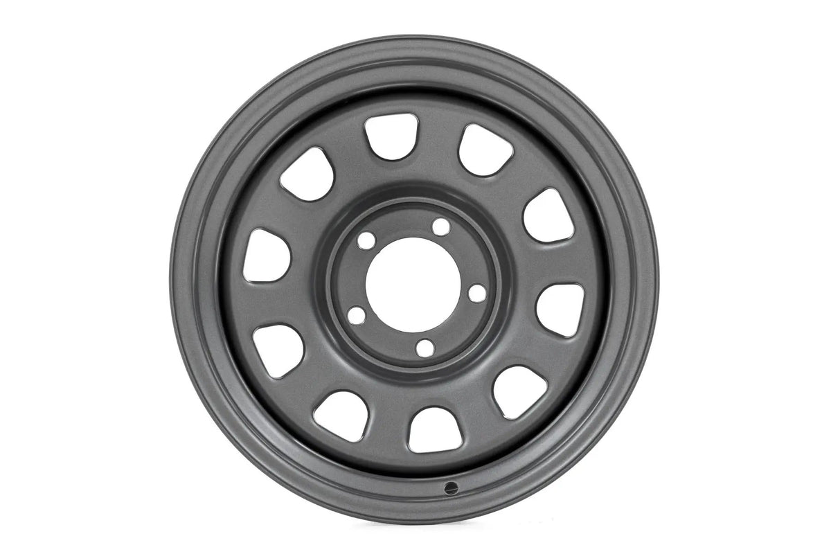 Steel Wheel | Gray | 15x8 | 5x4.5 | 3.30 Bore | -19 by Rough Country