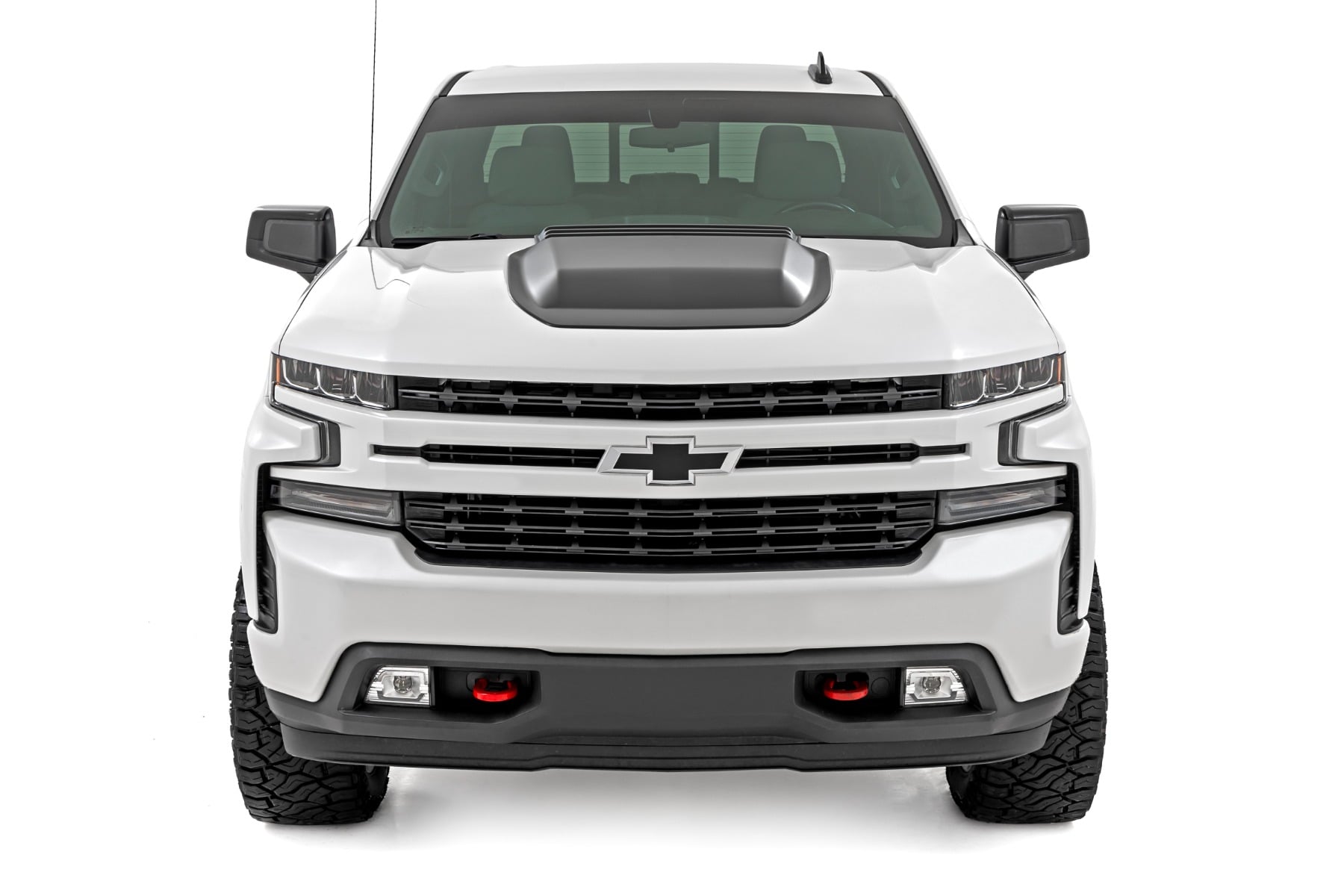 Hood Scoop | GBA Black | Chevy Silverado 1500 2WD/4WD (2019-2026) by Rough Country
