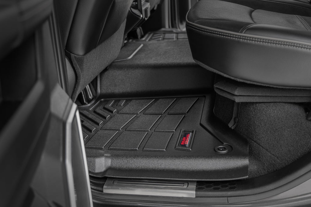 Sure-Fit Floor Mats | Front & Rear | Bucket | Crew | Ram 2500/3500 (19-26) by Rough Country