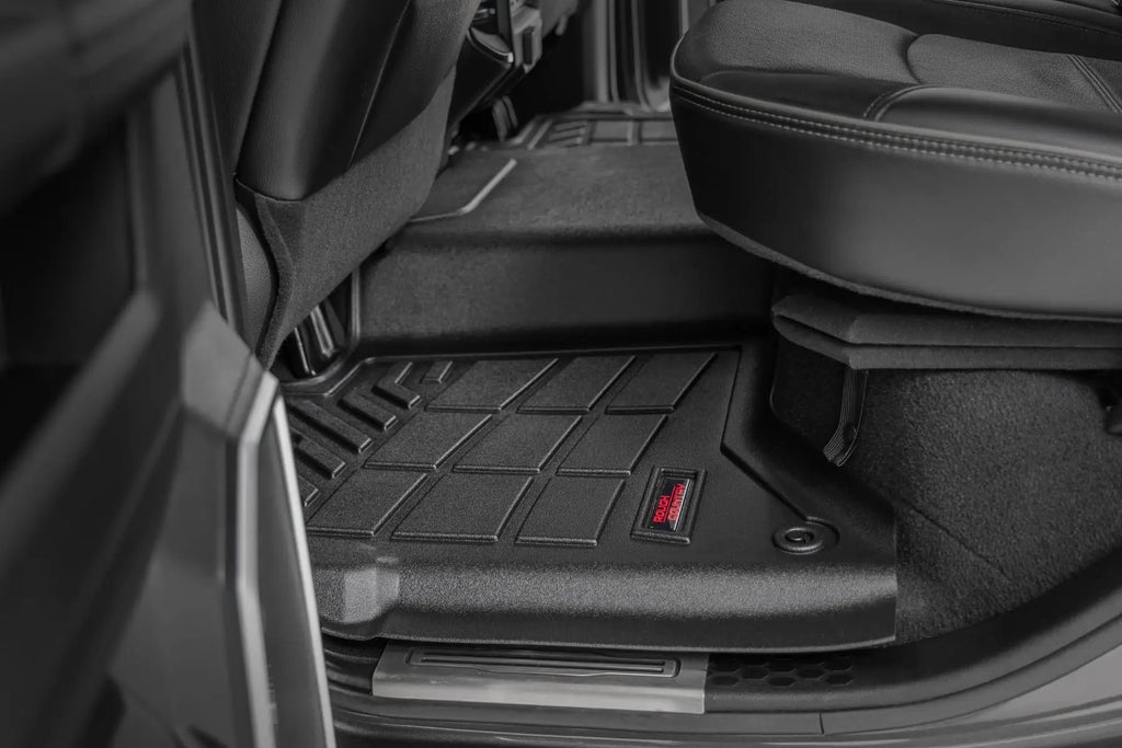 Sure-Fit Floor Mats | Front & Rear | Bucket | Crew | Ram 2500/3500 (19-26) by Rough Country