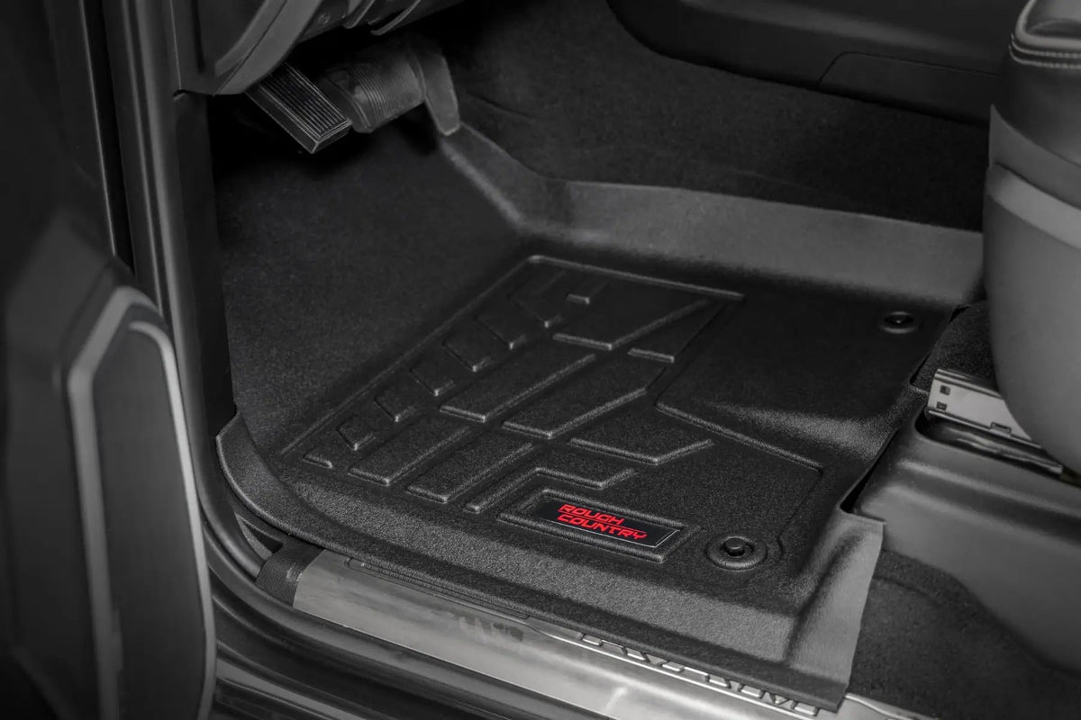 Sure-Fit Floor Mats | Front & Rear | Bucket | Crew | Ram 2500/3500 (19-26) by Rough Country