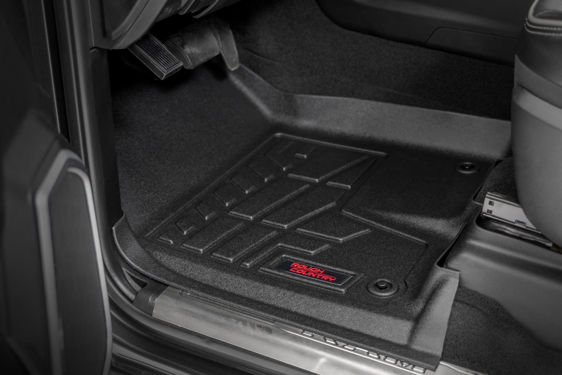 Sure-Fit Floor Mats | Front & Rear | Bucket | Crew | Ram 2500/3500 (19-26) by Rough Country