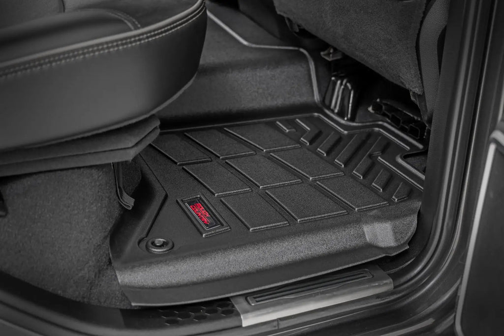 Sure-Fit Floor Mats | Front & Rear | Bucket | Crew | Ram 2500/3500 (19-26) by Rough Country