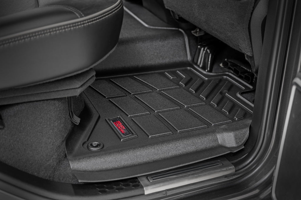 Sure-Fit Floor Mats | Front & Rear | Bucket | Crew | Ram 2500/3500 (19-26) by Rough Country