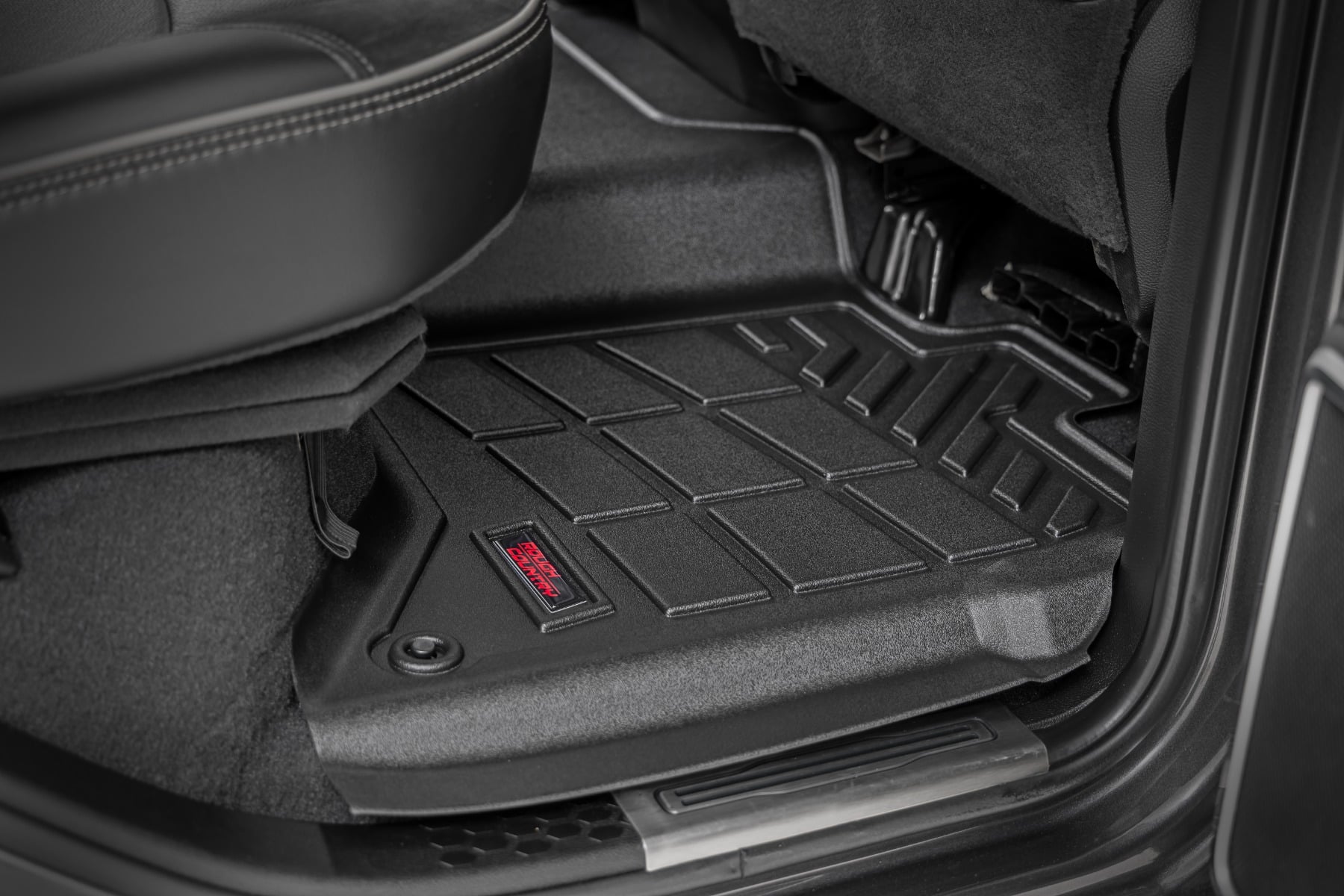 Sure-Fit Floor Mats | Front & Rear | Bucket | Crew | Ram 2500/3500 (19-26) by Rough Country