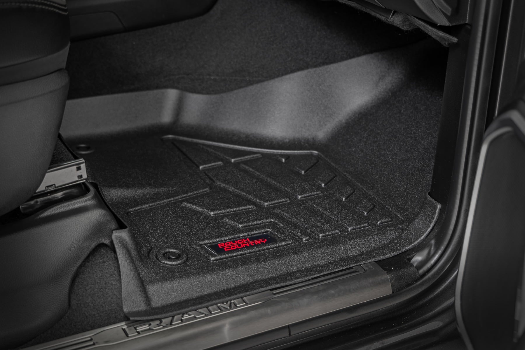 Sure-Fit Floor Mats | Front & Rear | Bucket | Crew | Ram 2500/3500 (19-26) by Rough Country