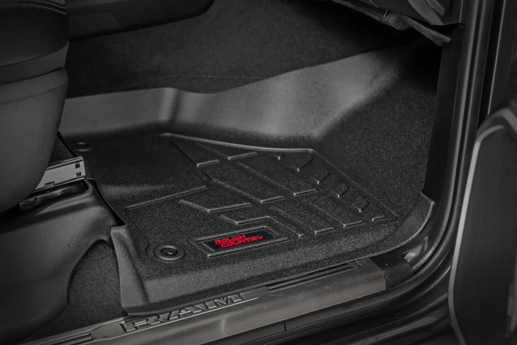 Sure-Fit Floor Mats | Front & Rear | Bucket | Crew | Ram 2500/3500 (19-26) by Rough Country