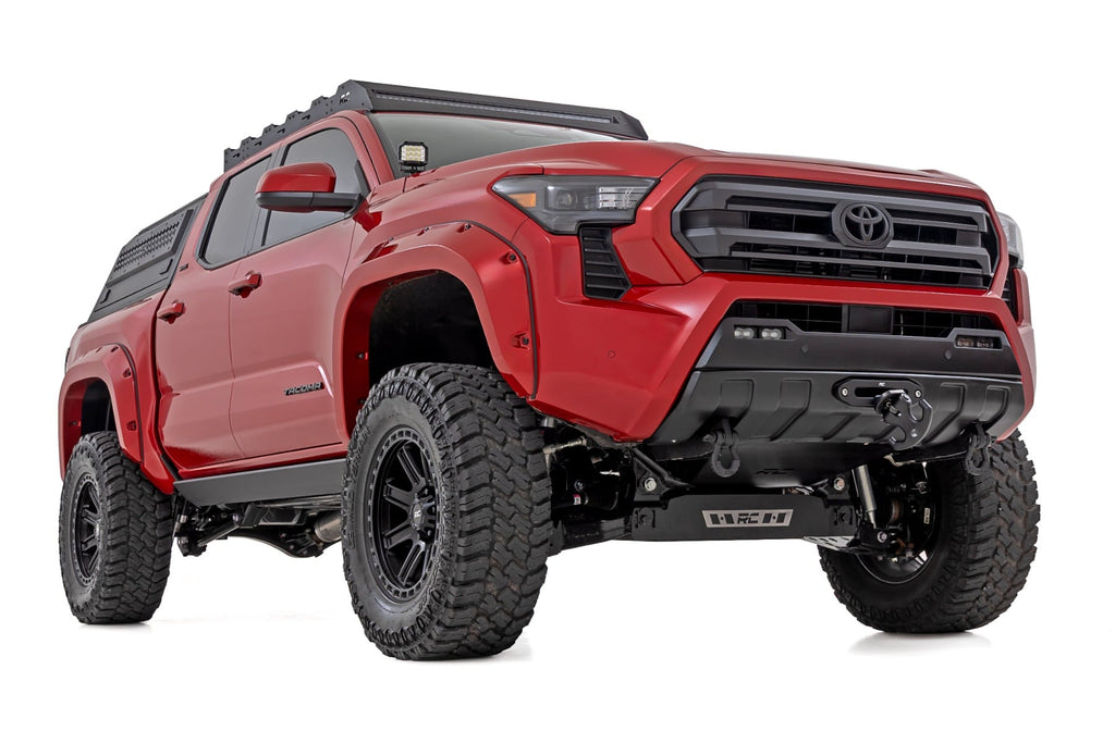 LED Fog Light Kit | 3x1.75 Inch Black Series Slim Aux | Toyota Tacoma (2024-2026) by Rough Country