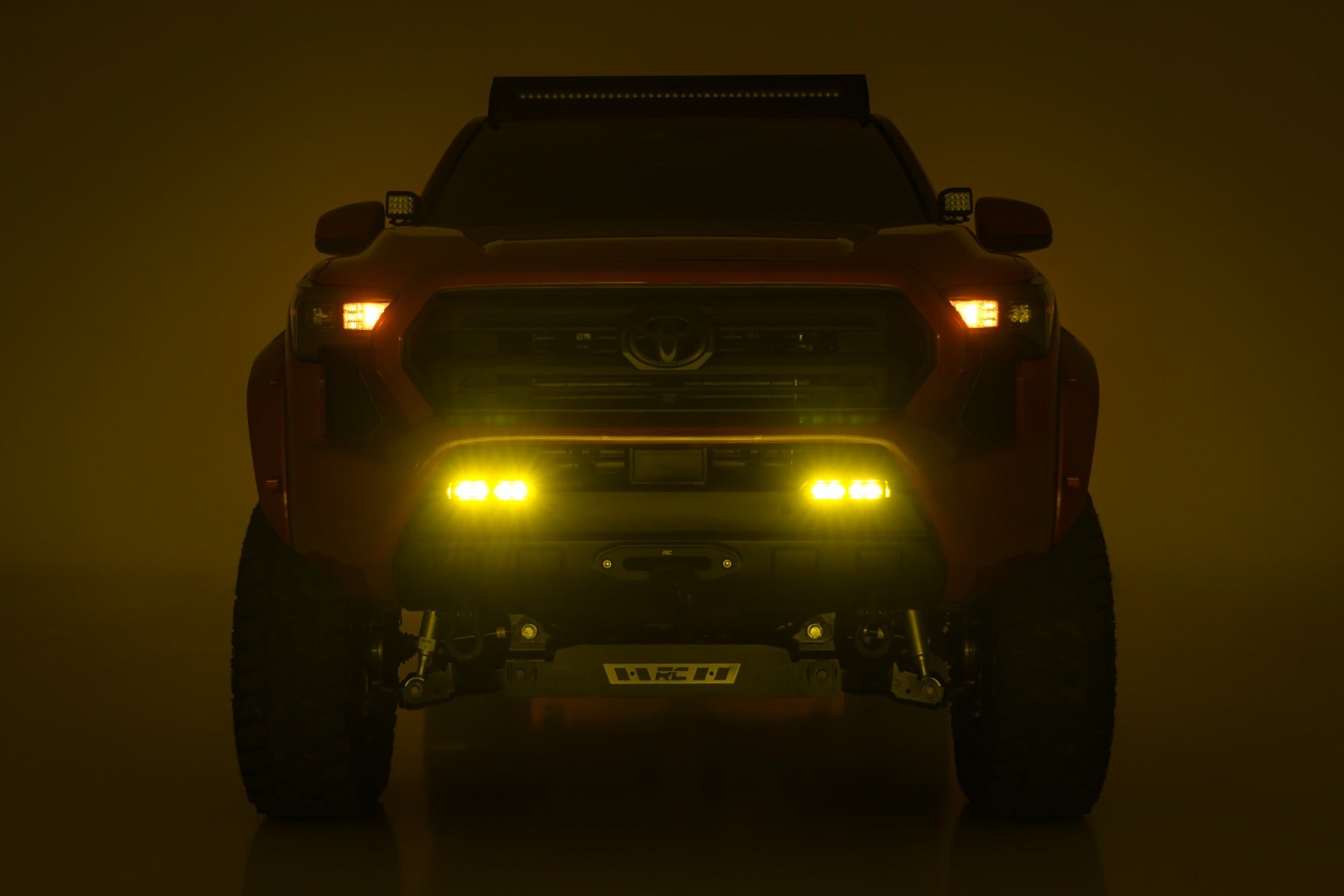 LED Fog Light Kit | 3x1.75 Inch Black Series Slim Aux | Yellow | Toyota Tacoma (2024-2026) by Rough Country