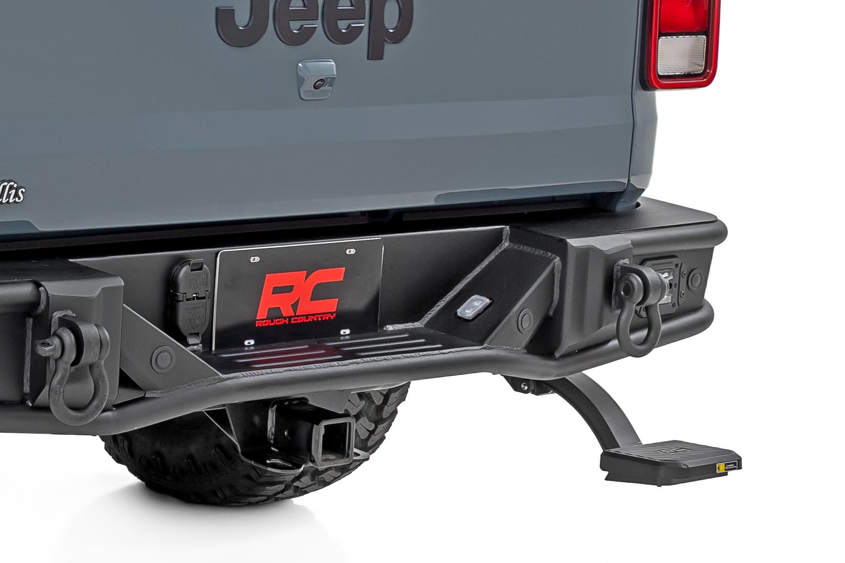 Retractable Bed Step | Manual Pull | Jeep Gladiator JT 4WD (2020-2026) by Rough Country