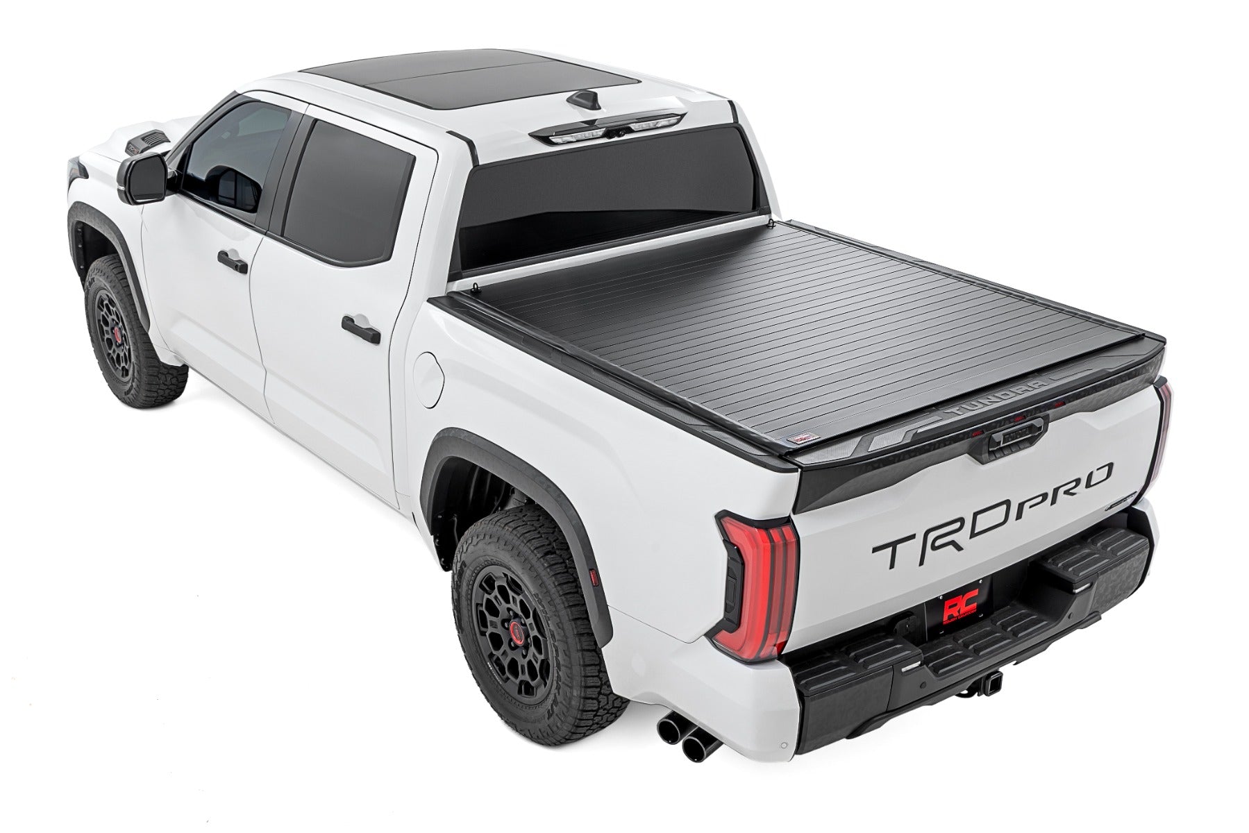 Hard Roll Up Bed Cover | 5'7" Bed | Toyota Tundra 2WD/4WD (2022-2026) by Rough Country