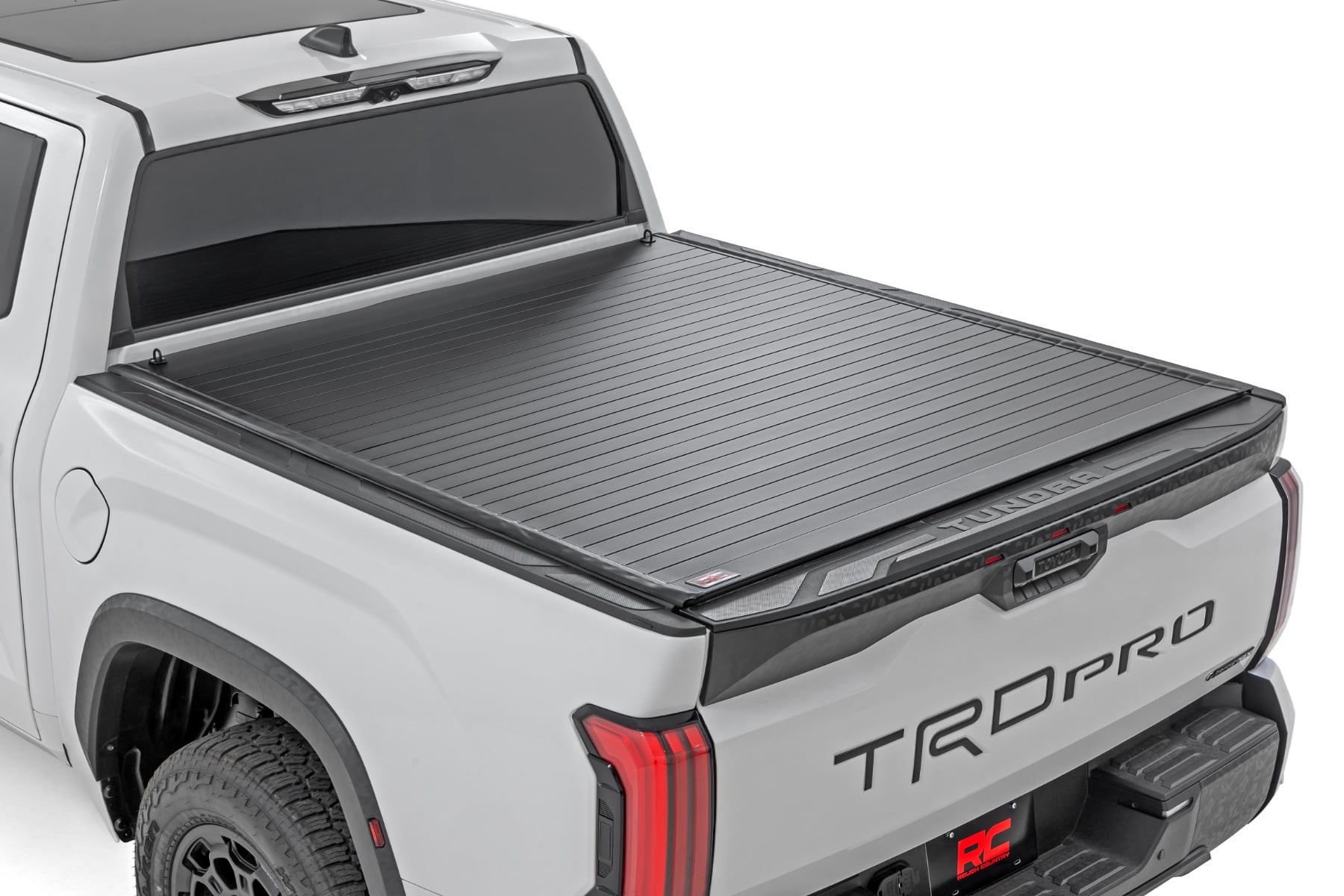 Hard Roll Up Bed Cover | 5'7" Bed | Toyota Tundra 2WD/4WD (2022-2026) by Rough Country