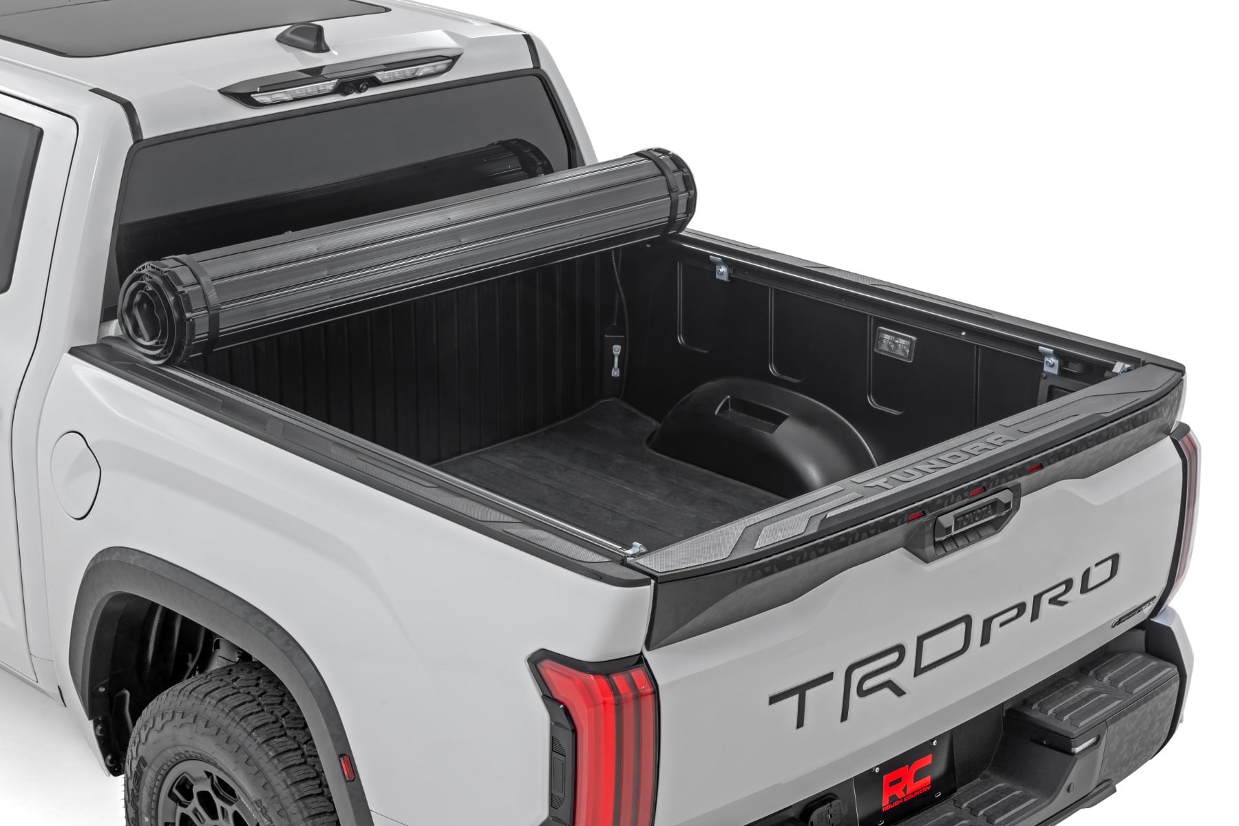 Hard Roll Up Bed Cover | 5'7" Bed | Toyota Tundra 2WD/4WD (2022-2026) by Rough Country