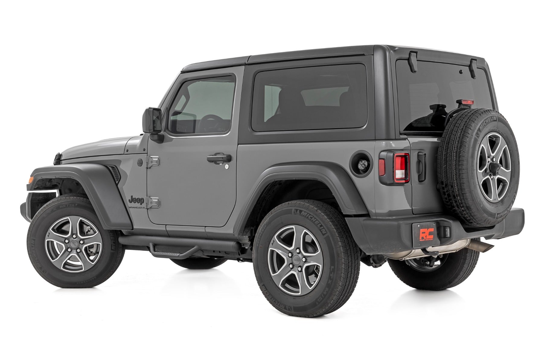 Nerf Steps | Full Length | 2 Door | Jeep Wrangler JL 4WD (2018-2026) by Rough Country