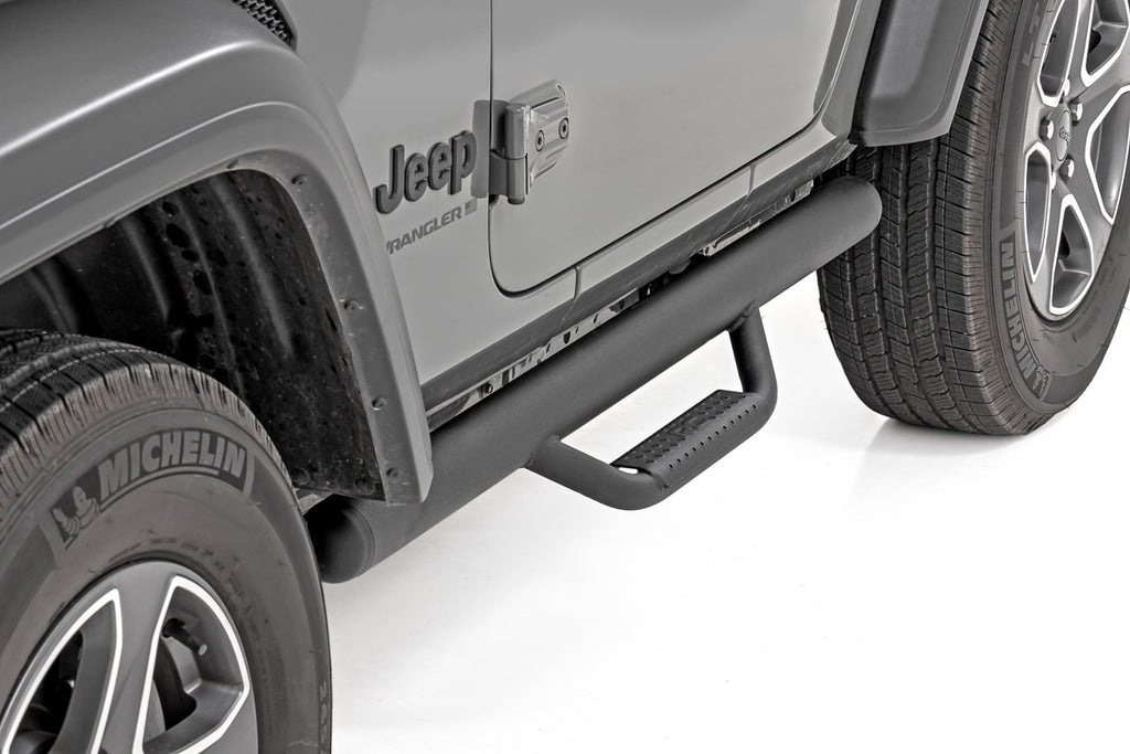 Nerf Steps | Full Length | 2 Door | Jeep Wrangler JL 4WD (2018-2026) by Rough Country