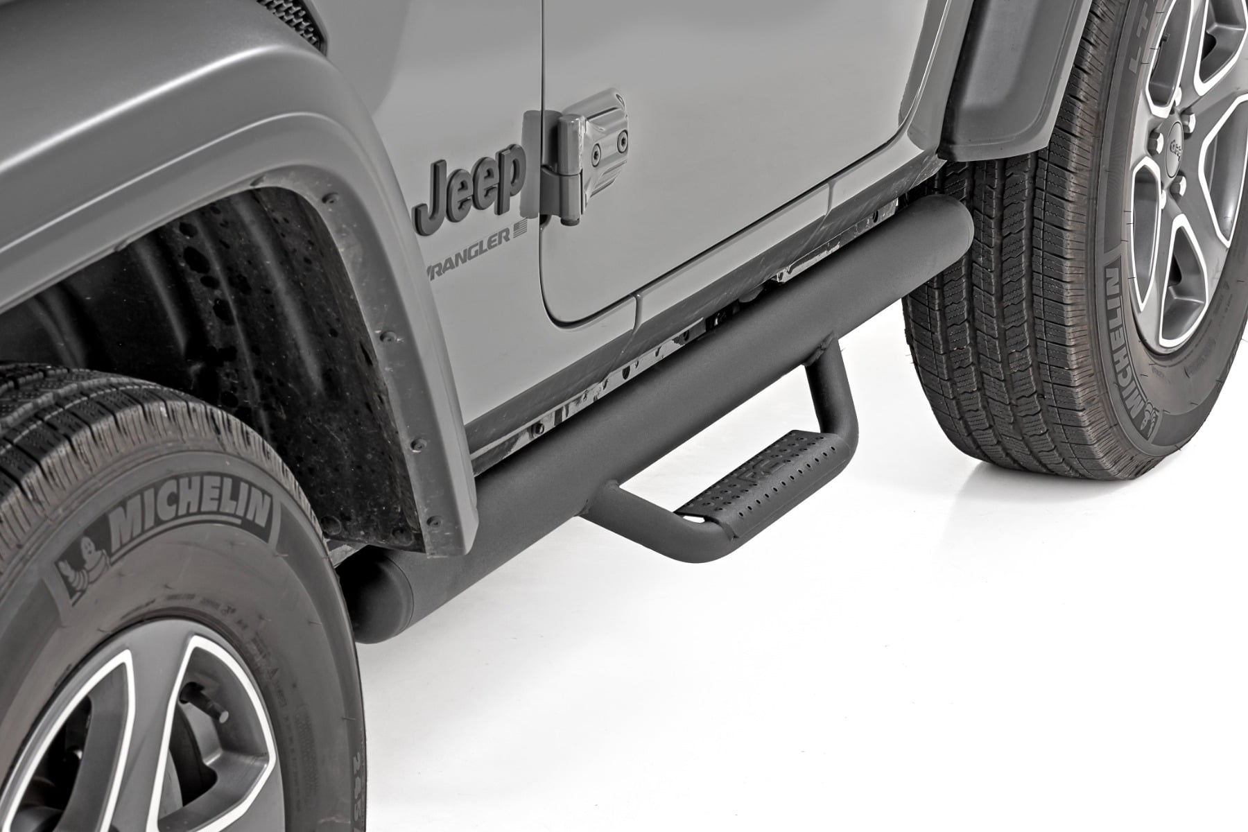 Nerf Steps | Full Length | 2 Door | Jeep Wrangler JL 4WD (2018-2026) by Rough Country