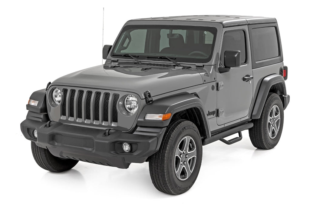 Nerf Steps | Full Length | 2 Door | Jeep Wrangler JL 4WD (2018-2026) by Rough Country