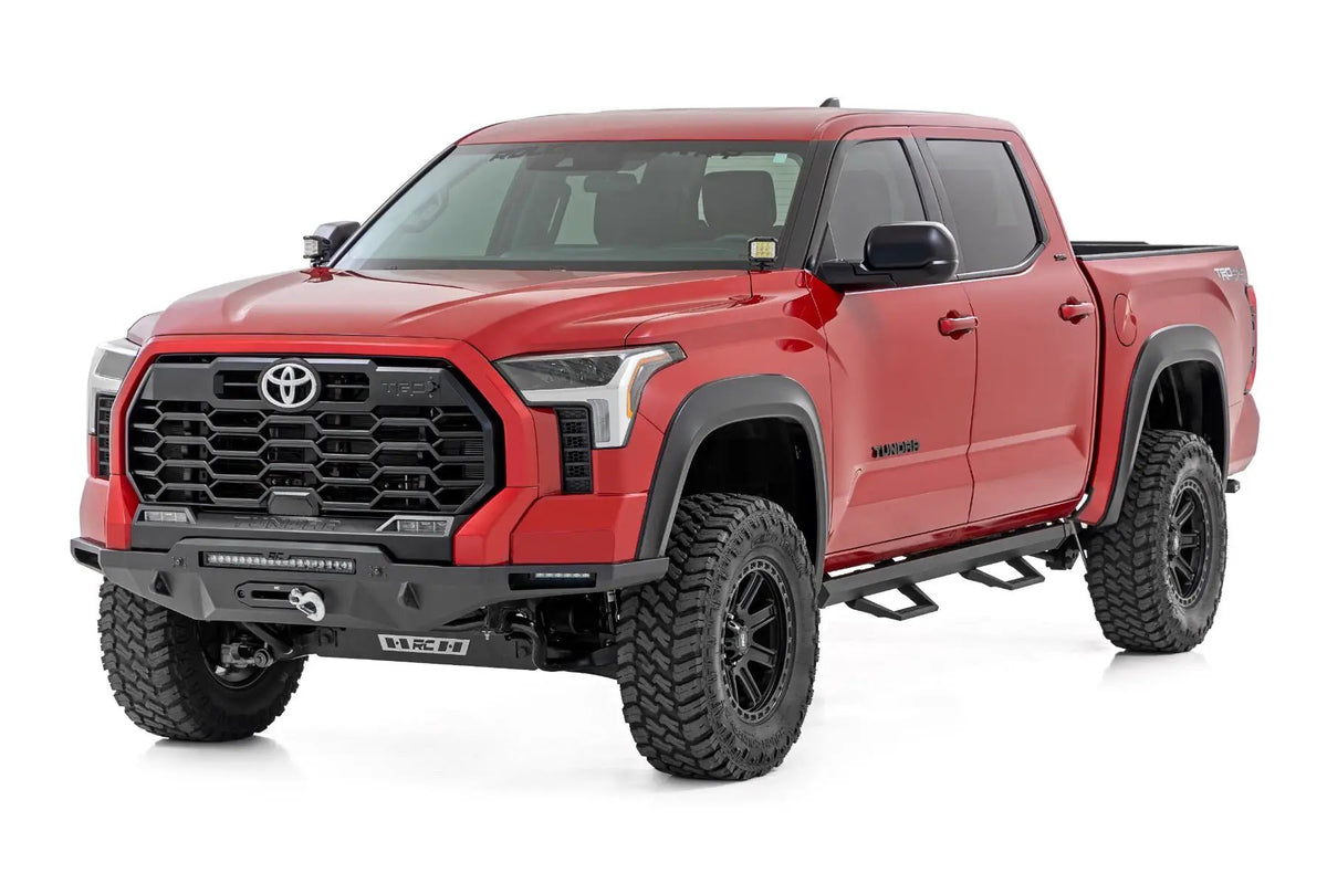SRL2 Adj Aluminum Steps | CrewMax | Toyota Tundra 2WD/4WD (2022-2026) by Rough Country