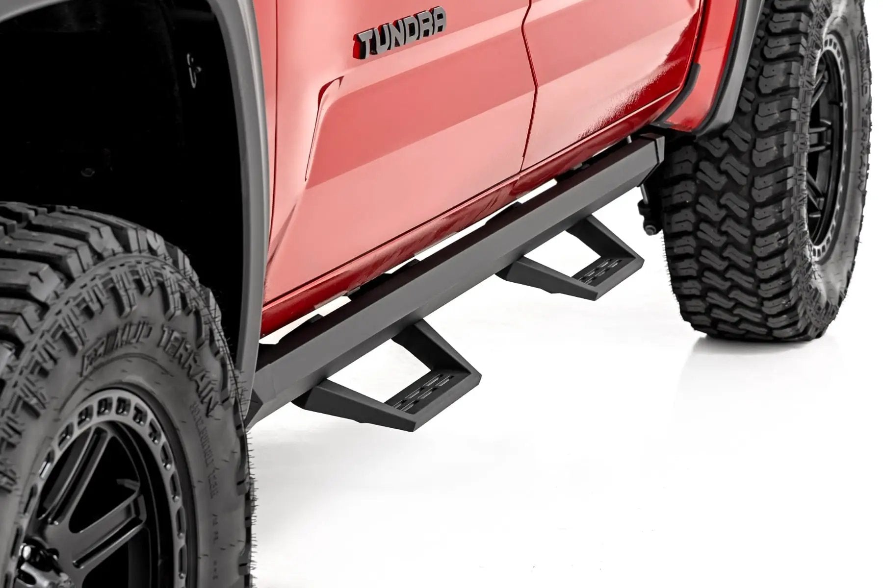 SRL2 Adj Aluminum Steps | CrewMax | Toyota Tundra 2WD/4WD (2022-2026) by Rough Country